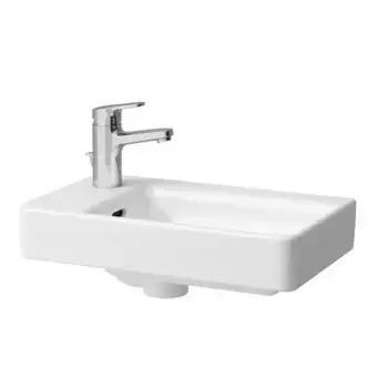 Раковина «Laufen» Pro S 48/28 8.1595.5.000.104.1 фарфоровая белая левая