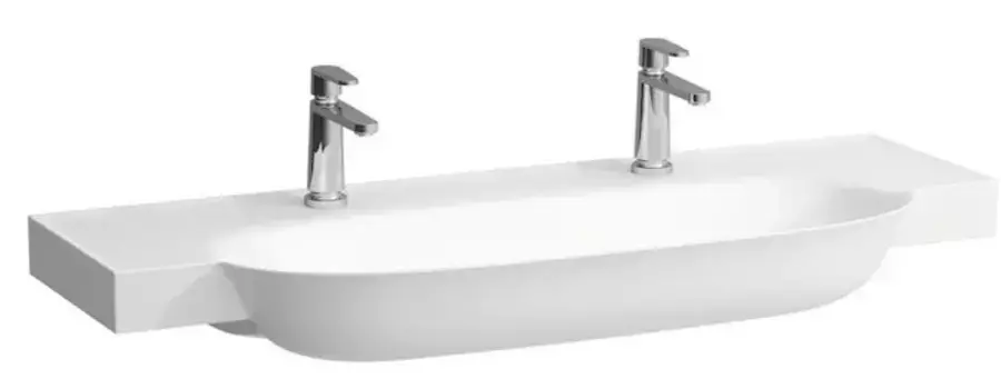 Раковина «Laufen» The New Classic 120/48 8.1385.8.757.107.1 фарфоровая белая матовая