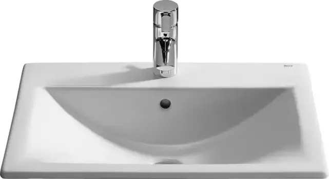 Раковина «Roca» Diverta 55/42 732711600Y фарфоровая белая