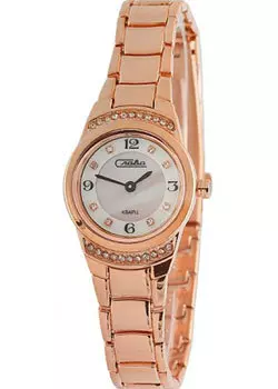 Российские наручные женские часы Slava 6199375-2025. Коллекция Инстинкт
