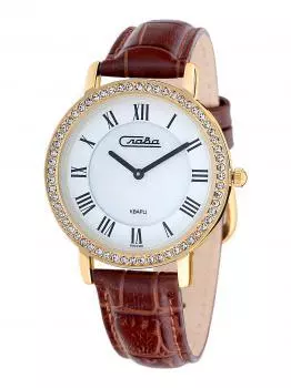 Российские наручные женские часы Slava 6233485-2025. Коллекция Инстинкт