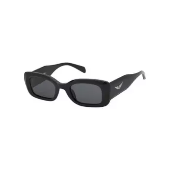 Солнцезащитные очки женские Zadig&Voltaire SZV372 Shiny Black (2SZV372490700)