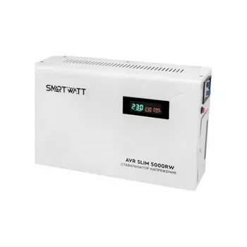 Стабилизатор напряжения Smartwatt AVR Slim 5000RW 5000ВА белый