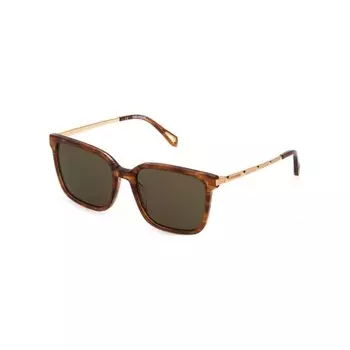 Солнцезащитные очки Женские ZADIG&VOLTAIRE SZV308 SHINY STRIPED BROWN/HONEZIV-2SZV3085507LC