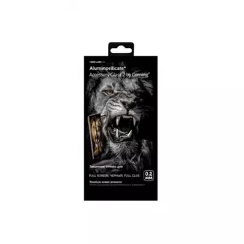 Стекло защитное Corning iPhone 13/13 Pro (6.1") Full Screen tempered glass FULL GLUE черный