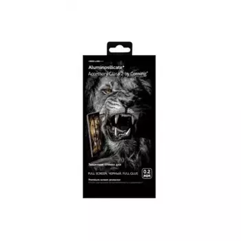 Стекло защитное Corning iPhone 13 Pro Max (6.7") Full Screen tempered glass FULL GLUE черный