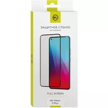 Стекло защитное Red Line для Itel Vision 5 Plus Full Screen tempered glass FULL GLUE черный