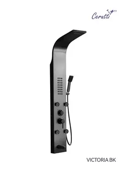 Душевая панель Ceruttispa CT9981 черная