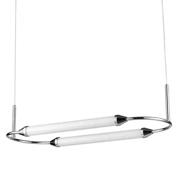 Подвесной светильник Giopato & Coombes CIRQUE Pendant Ellipse Horizontal Chrome