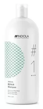 Шампунь Восстанавливающий для сухих и поврежденных волос Indola Repair Shampoo (Объем 300 мл)