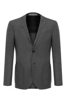 Пиджак из шерсти и льна Corneliani