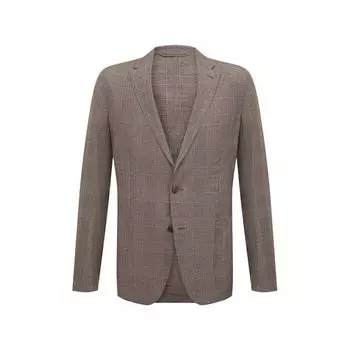 Пиджак из шерсти и льна Zegna