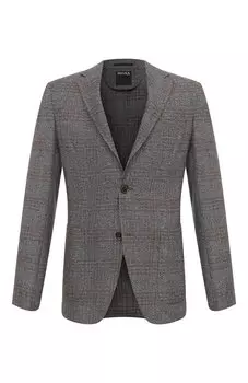Пиджак из шерсти и льна Zegna