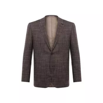Пиджак из шерсти и шелка Corneliani