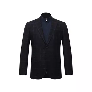 Пиджак из шерсти и шелка Corneliani