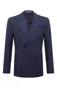 Пиджак из шерсти и шелка Corneliani