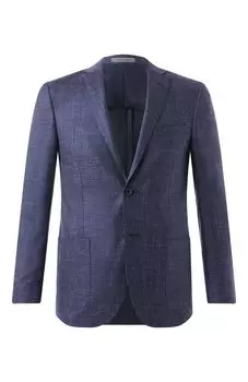 Пиджак из шерсти и шелка Corneliani