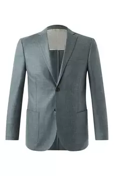 Пиджак из шерсти и шелка Corneliani