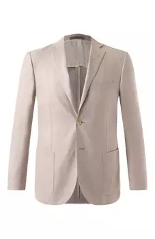 Пиджак из шерсти и шелка Corneliani
