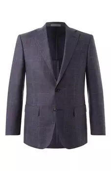 Пиджак из шерсти и шелка Corneliani