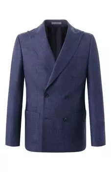 Пиджак из шерсти и шелка Corneliani
