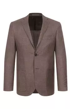 Пиджак из шерсти и шелка Corneliani