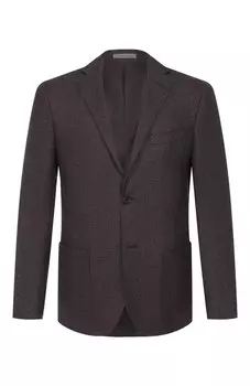 Пиджак из шерсти и шелка Corneliani
