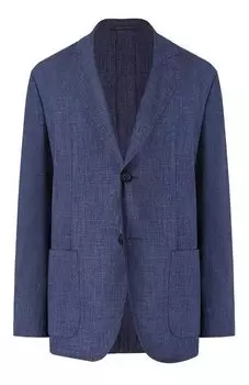 Пиджак из шерсти и шелка Giorgio Armani