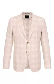Пиджак изо льна и хлопка Zegna