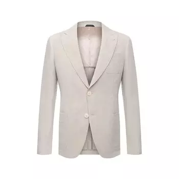 Пиджак изо льна и вискозы Giorgio Armani