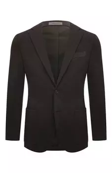 Пиджак из шерсти и хлопка Corneliani