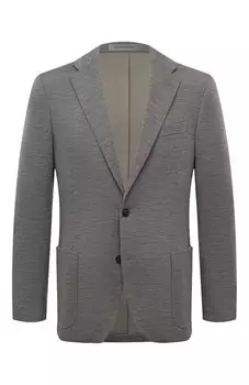 Пиджак из шерсти и хлопка Corneliani