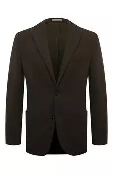 Пиджак из шерсти и хлопка Corneliani