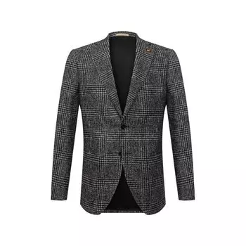 Пиджак из шерсти и хлопка Sartoria Latorre