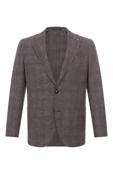 Пиджак из шерсти и хлопка Sartoria Latorre