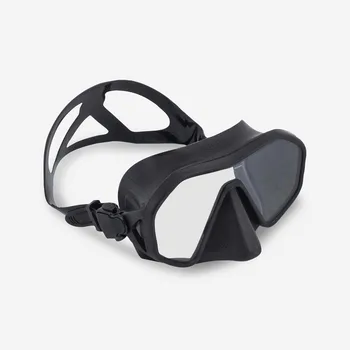 Маска для подводного плавания - 500 Mono Black Subea