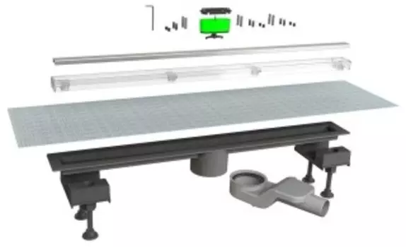 Душевой трап Bonomini 6825WX100SWZ