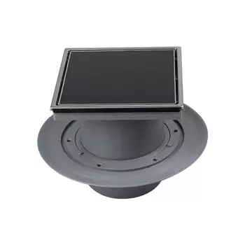 Душевой трап Pestan Confluo Standard 15х15 Black Glass (13000097)