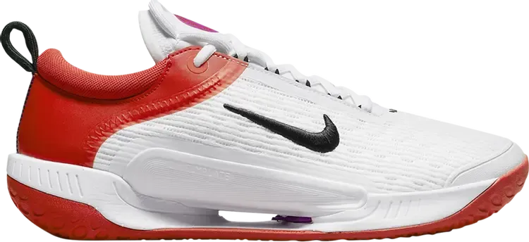 Кроссовки Nike NikeCourt Zoom NXT HC 'White Picante Red', белый