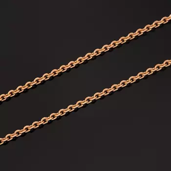 Цепь (серебро 925 пр. позолота) полновесная якорь 50 см