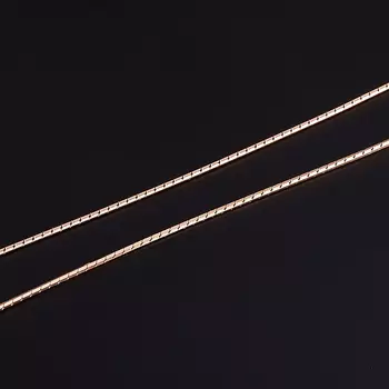 Цепь (серебро 925 пр. позолота) полновесная снейк 40 см