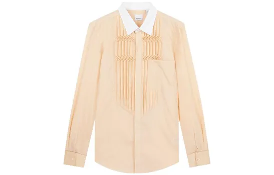 Рубашка мужская Burberry, светло-желтый