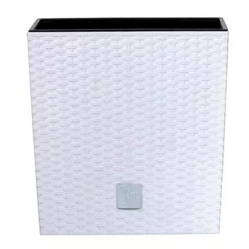 Кашпо для цветов Prosperplast Rato Low 64+37л, белый