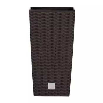 Кашпо для цветов Prosperplast Rato Square 35+14л, венге