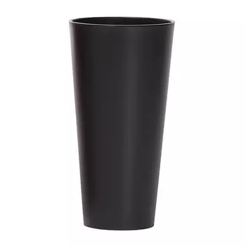 Кашпо для цветов Prosperplast Tubus Slim 64+35л, антрацит
