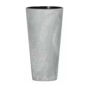 Кашпо для цветов Prosperplast Tubus Slim Beton 64+35л, бетон