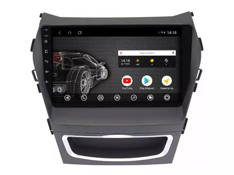 Головное устройство vomi ST1890-T3 для Hyundai SantaFe 3 2013-2018 (+ Камера заднего вида в подарок!)