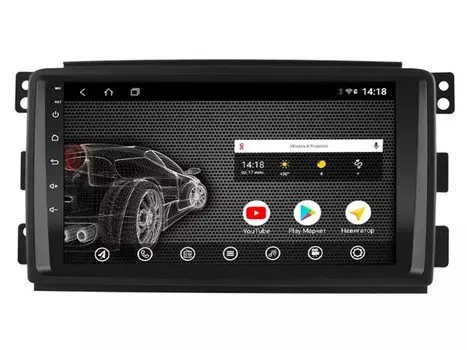 Головное устройство vomi ST459R9-T3 для Smart Fortwo W451 11.2006-08.2010 дорест (+ Камера заднего вида в подарок!)