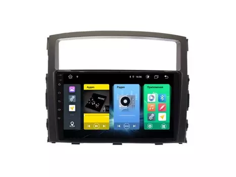 Головное устройство vomi FX333R9-MTK-LTE для Mitsubishi Pajero 4 2006-2020 (+ Камера заднего вида в подарок!)