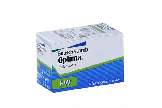 Линзы Bausch+Lomb Optima FW контактные R 8.4 (диоптрия -3,5), 4 шт
